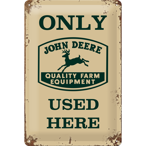 John Deere - mittleres Schild